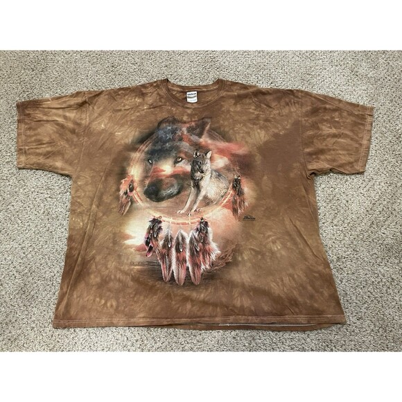 The Mountain Other - Unique Rare the mountain tie dye Wolf shirt Men’s 3XL